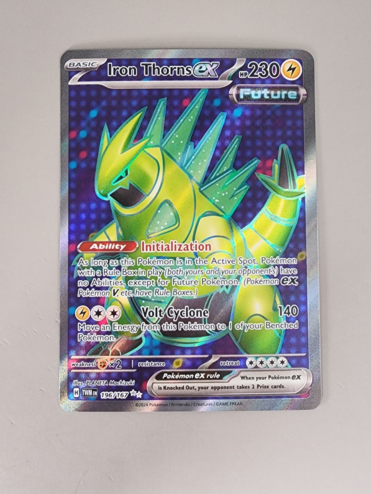 Iron Thorns ex 196/167 Sv06: Twilight Masquerade Holo NM