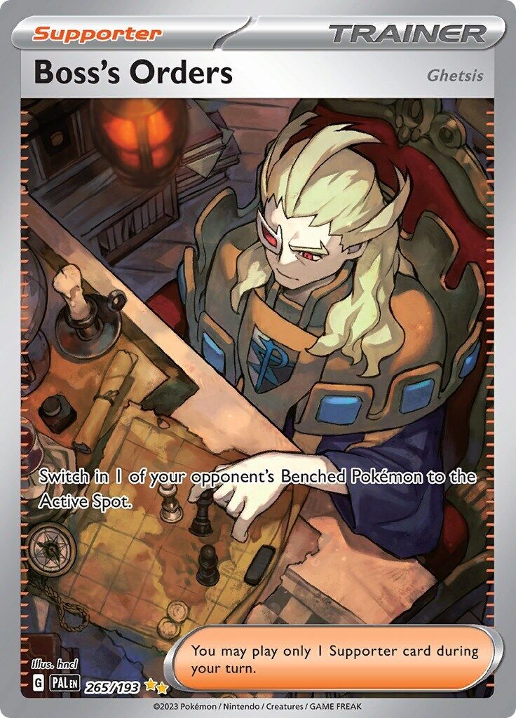 Boss's Orders 265/193 Paldea Evolved Holo