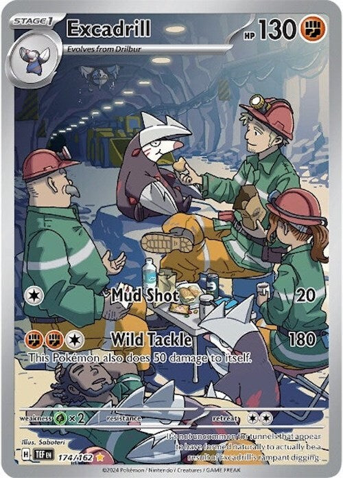 Excadrill 174/162 Sv05: Temporal Forces Holo Near Mint (NM)