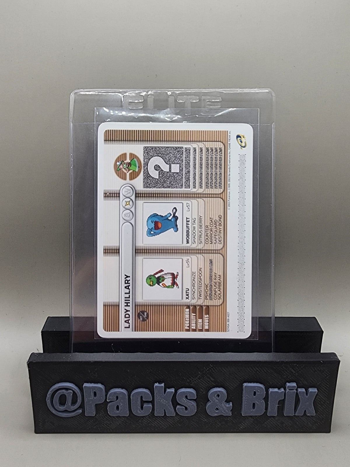 Lady Hilalry - Pokémon Ruby/Sapphire - Battle E Card - e-Reader - Nintendo GBA –