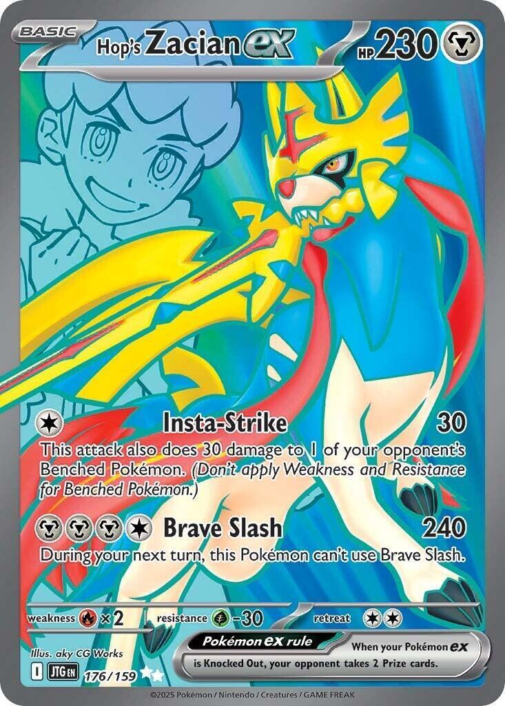 Hop's Zacian ex 176/159 Sv09: Journey Together Holo NM