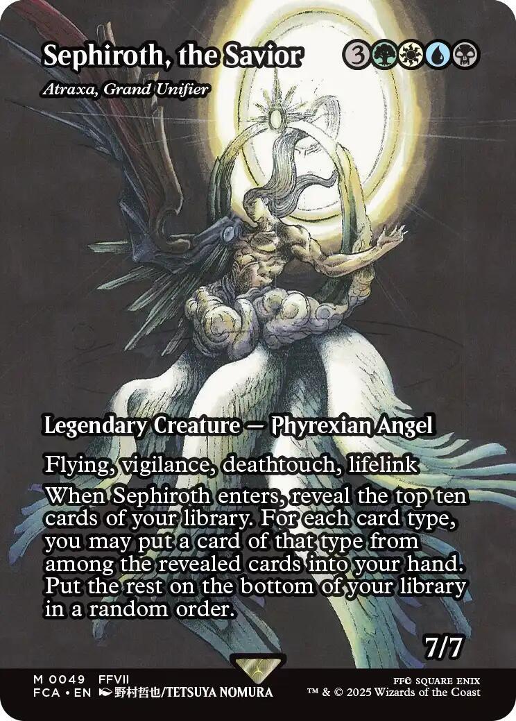 Sephiroth, the Savior - Atraxa, Grand Unifier (Showcase) Final Fantasy: Through