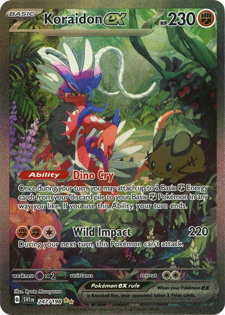 2023 POKEMON SVI EN-SCARLET & VIOLET 247 KORAIDON PSA 9