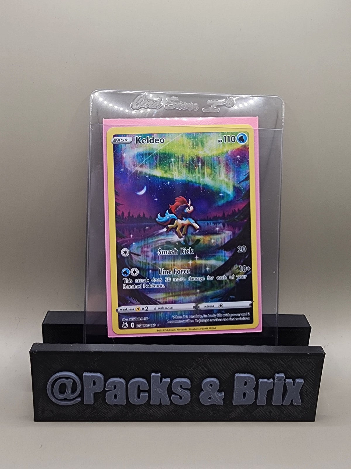 Keldeo GG07/GG70 Crown Zenith: Galarian Gallery Holo MP