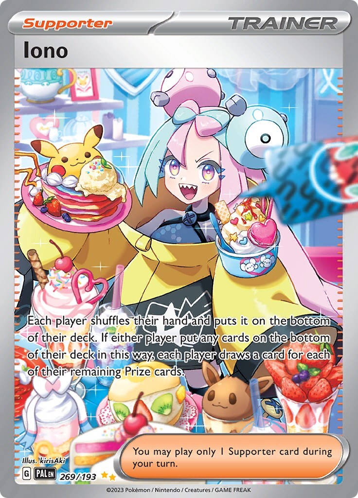 Iono 269/193 Sv02: Paldea Evolved Holo Near Mint (NM)