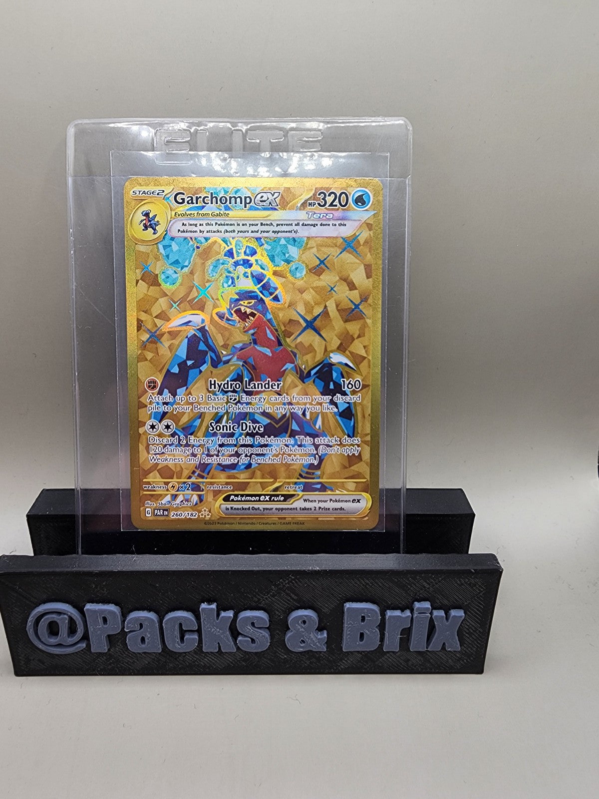 Garchomp ex 260/182 Paradox Rift Holo LP