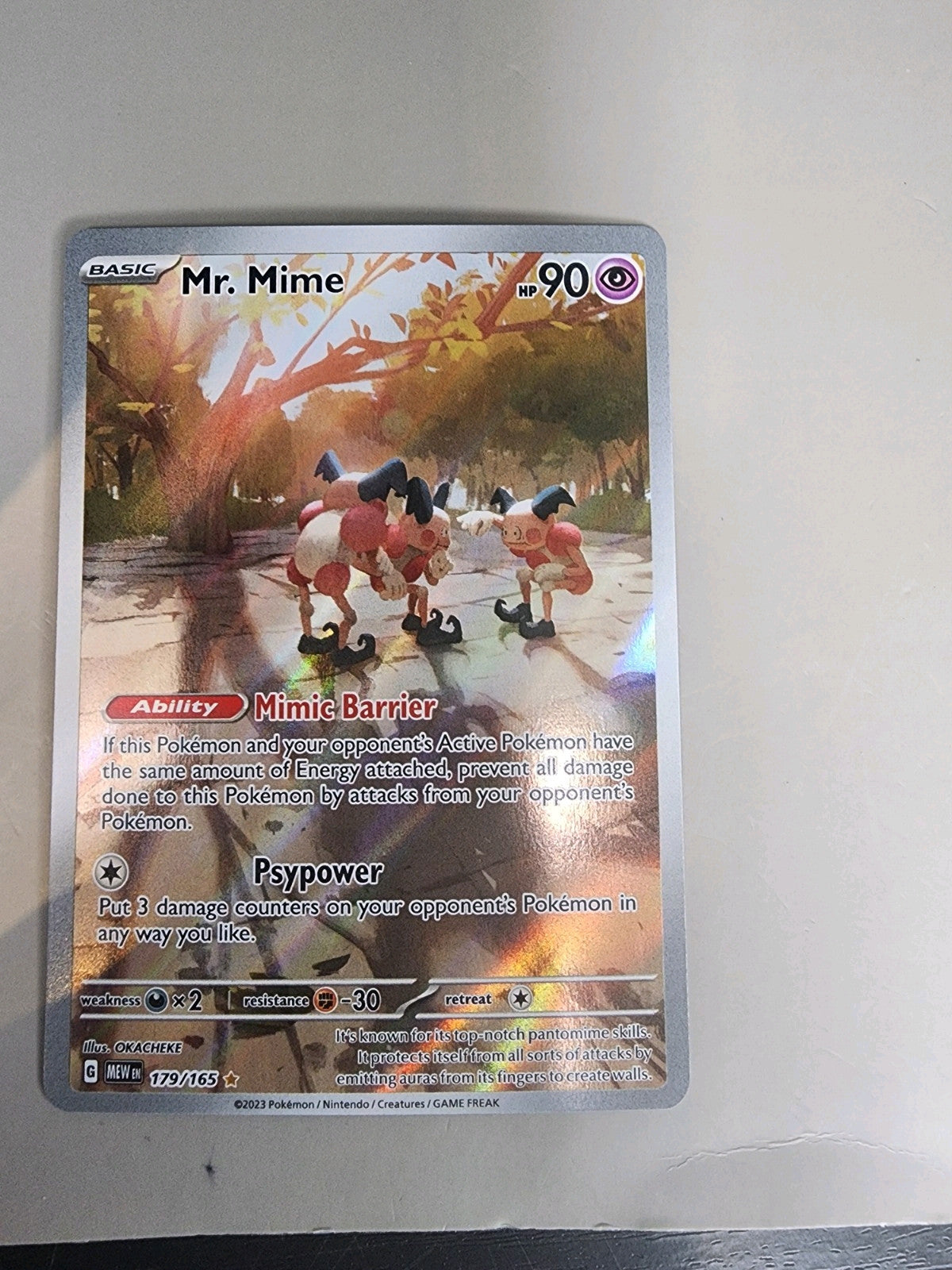 Mr. Mime 179/165 NM