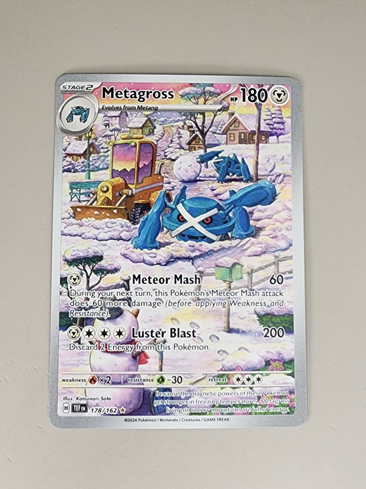 Pokemon Metagross 178/162 Temporal Forces Full Art Holo Illustration Rare LP