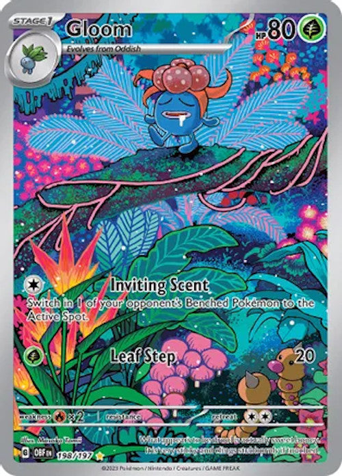 Gloom 198/197 SV03: Obsidian Flames Holo Near Mint (NM)