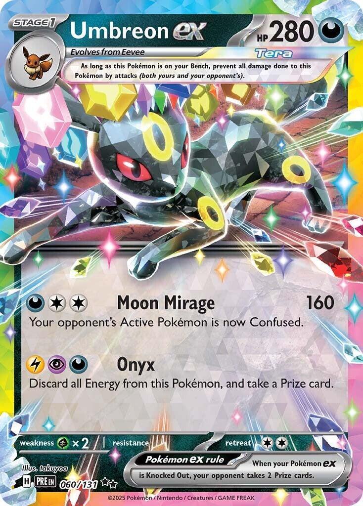 Umbreon ex 060/131 Prismatic Evolutions Holo NM