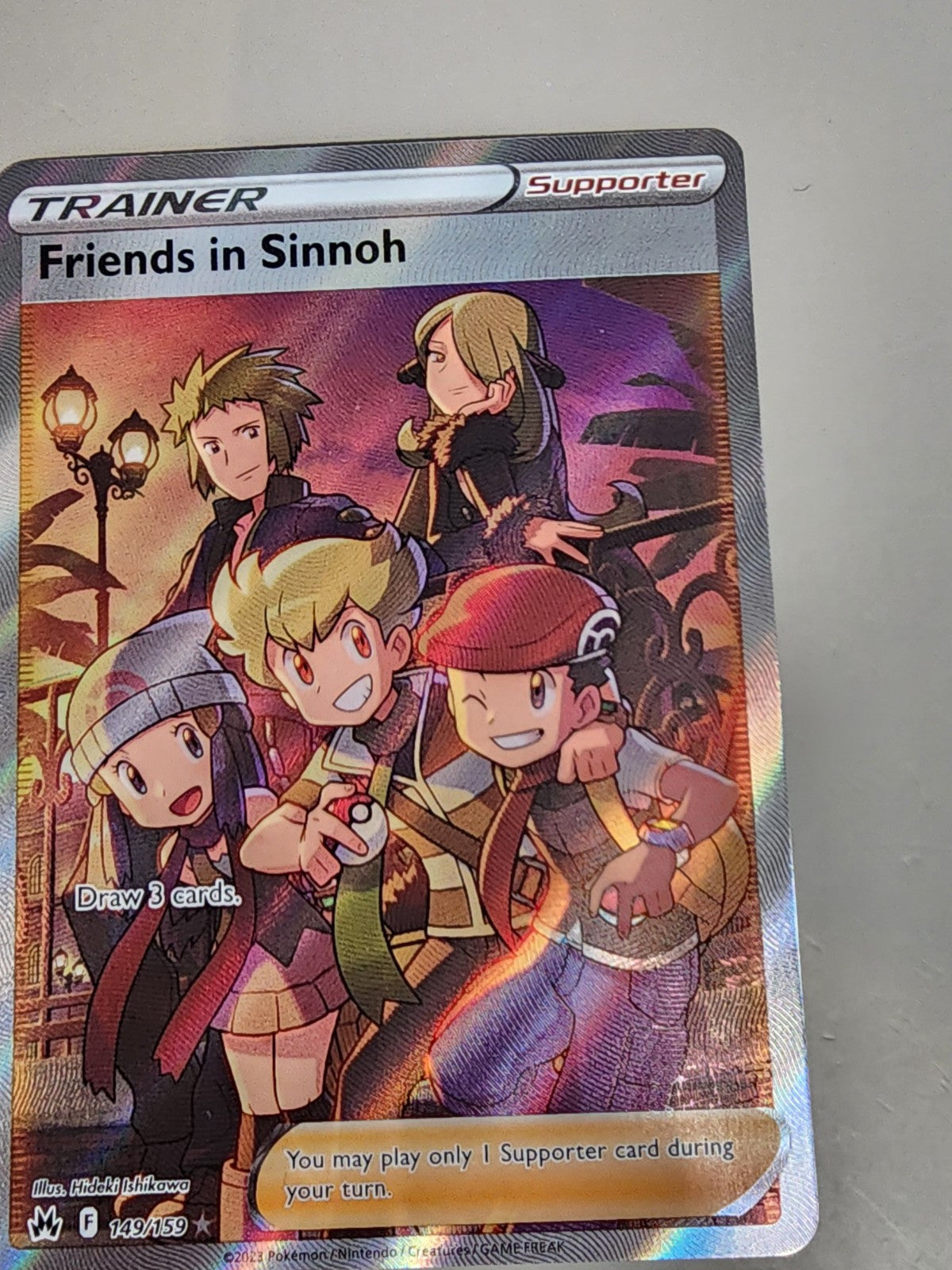 Friends in Sinnoh (Full Art) 149/159 Crown Zenith Holo