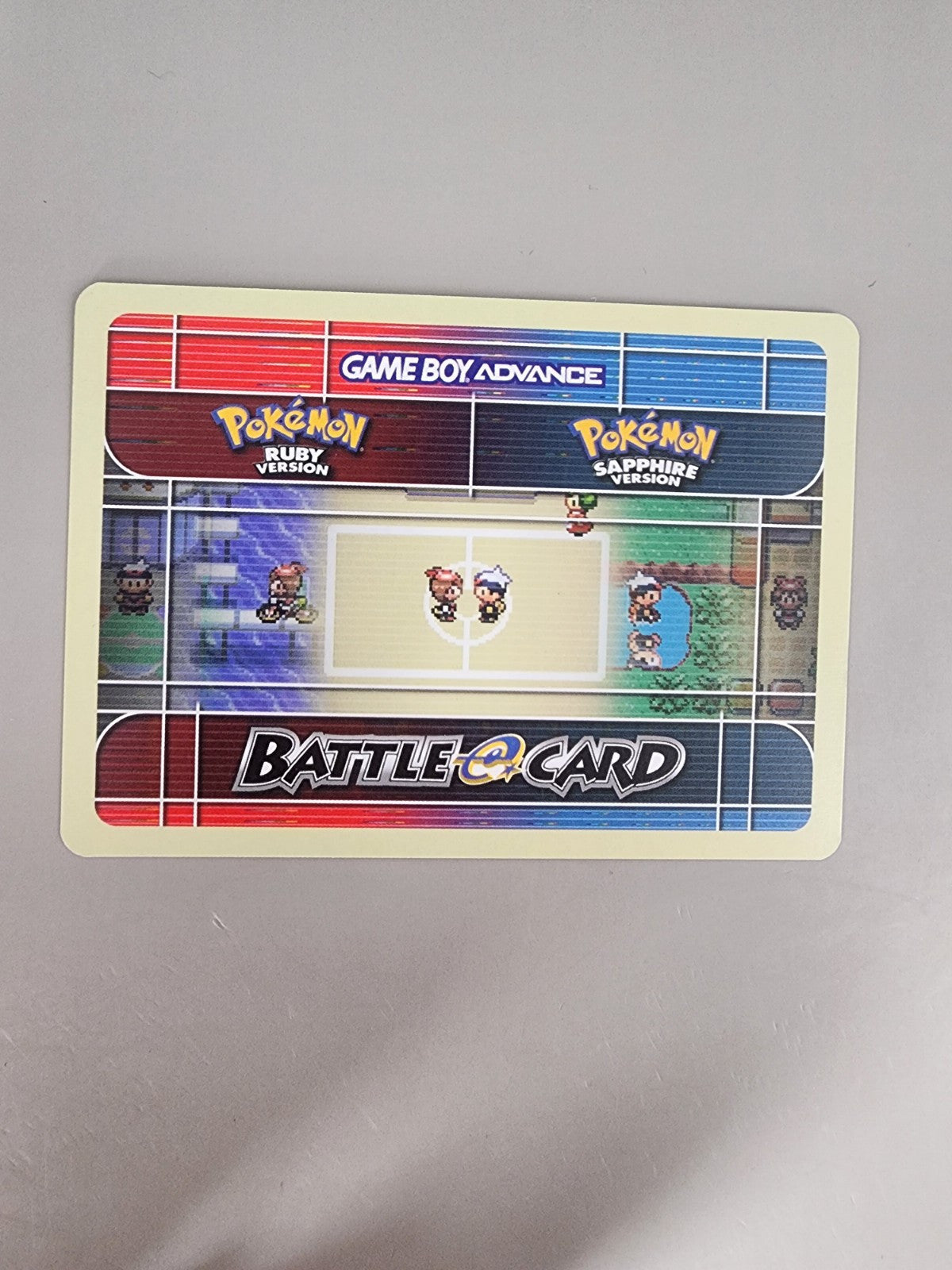 Psychic Natasha 008-A009 Pokemon Battle Card E Reader Ruby GBA 2003 RARE HP