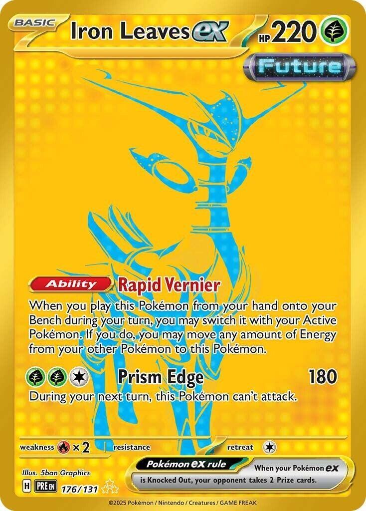 Iron Leaves ex 176/131 Prismatic Evolutions Holo NM