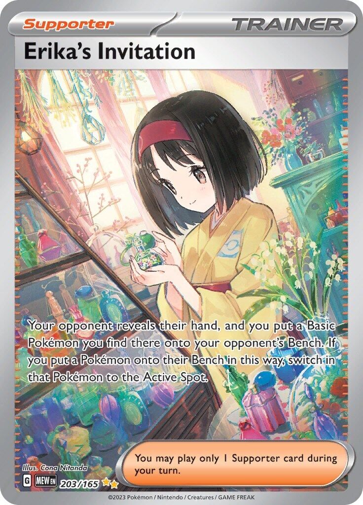 Erika's Invitation 203/165 Sv: Scarlet & Violet 151 Holo PSA 10