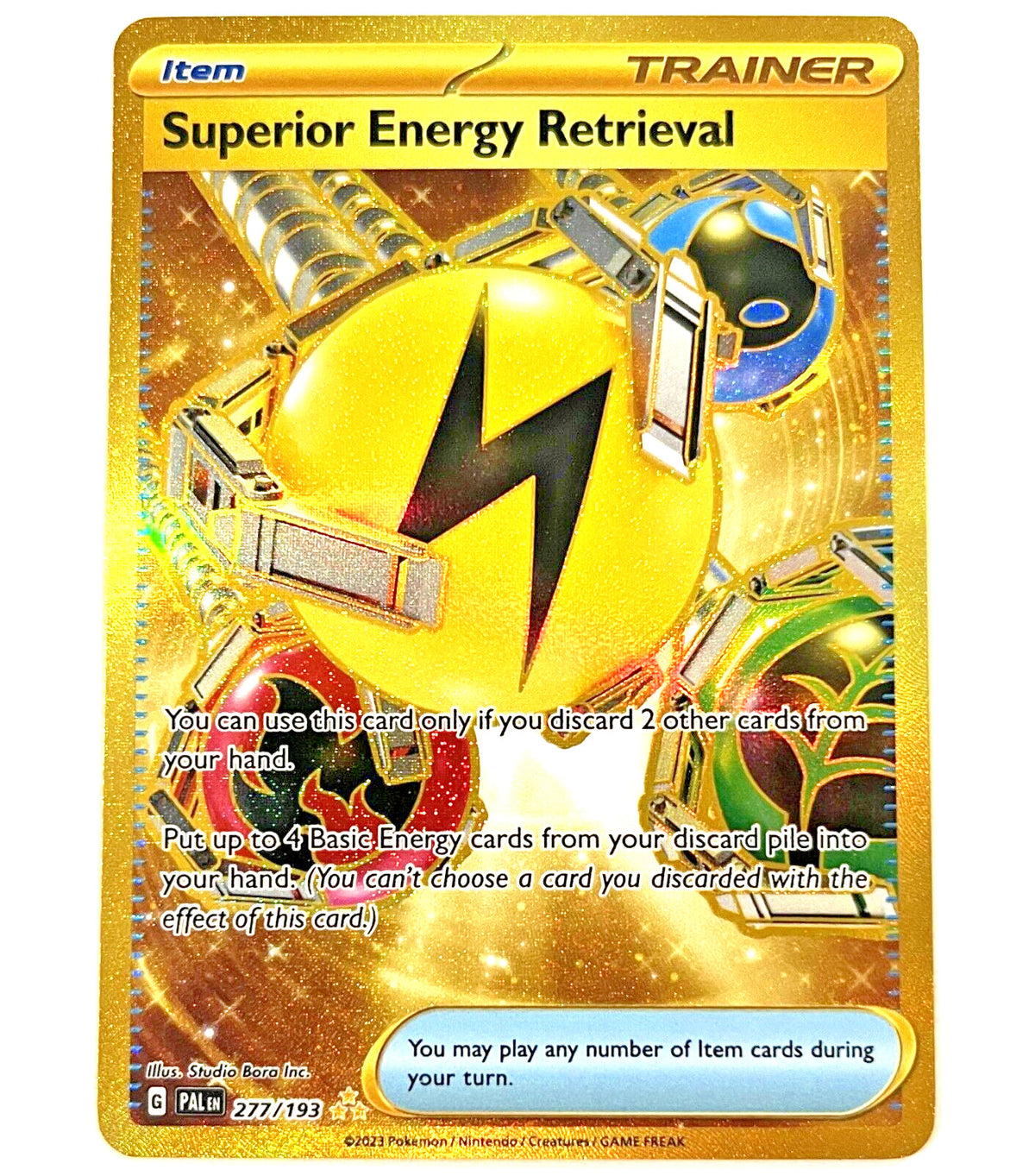 Superior Energy Retrieval 277/193 Sv02: Paldea Evolved Holo Near Mint (NM)