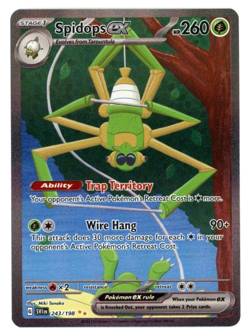 Spidops ex 243/198 Sv01: Scarlet & Violet Base Set Holo NM