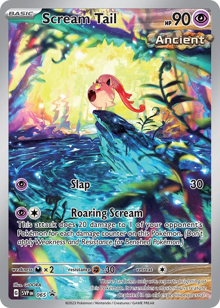 Scream Tail 065 Sv: Scarlet & Violet Promo Cards Holo PSA 9