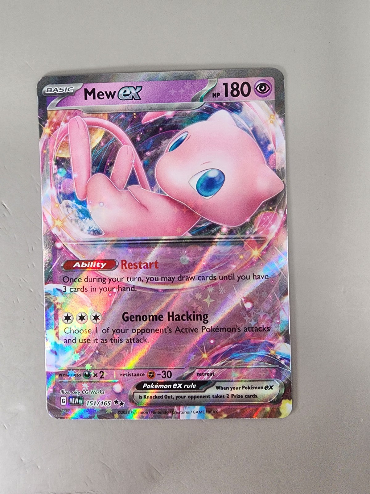 Mew ex 151/165 Scarlet & Violet 151 Holo