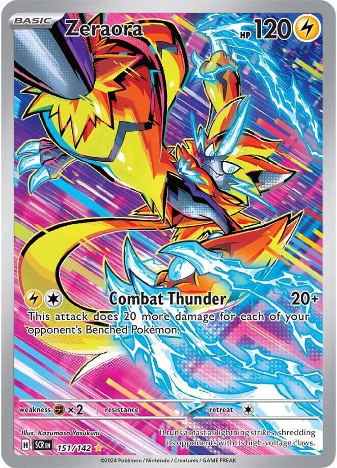 Zeraora 151/142 Sv07: Stellar Crown Holo NM