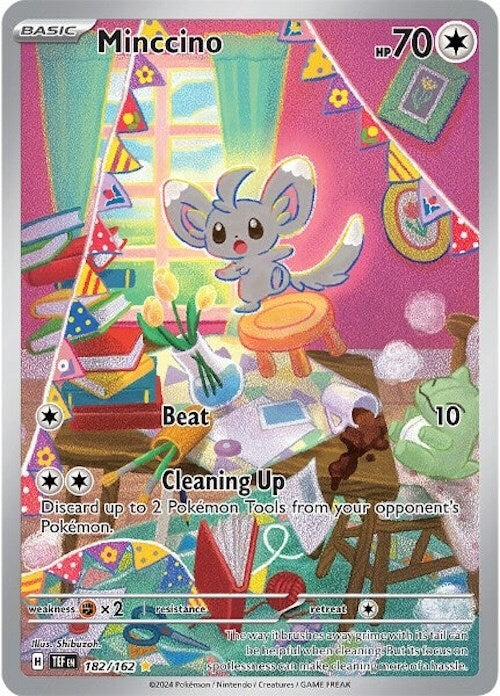 Minccino 182/162 Sv05: Temporal Forces Holo Near Mint (NM)