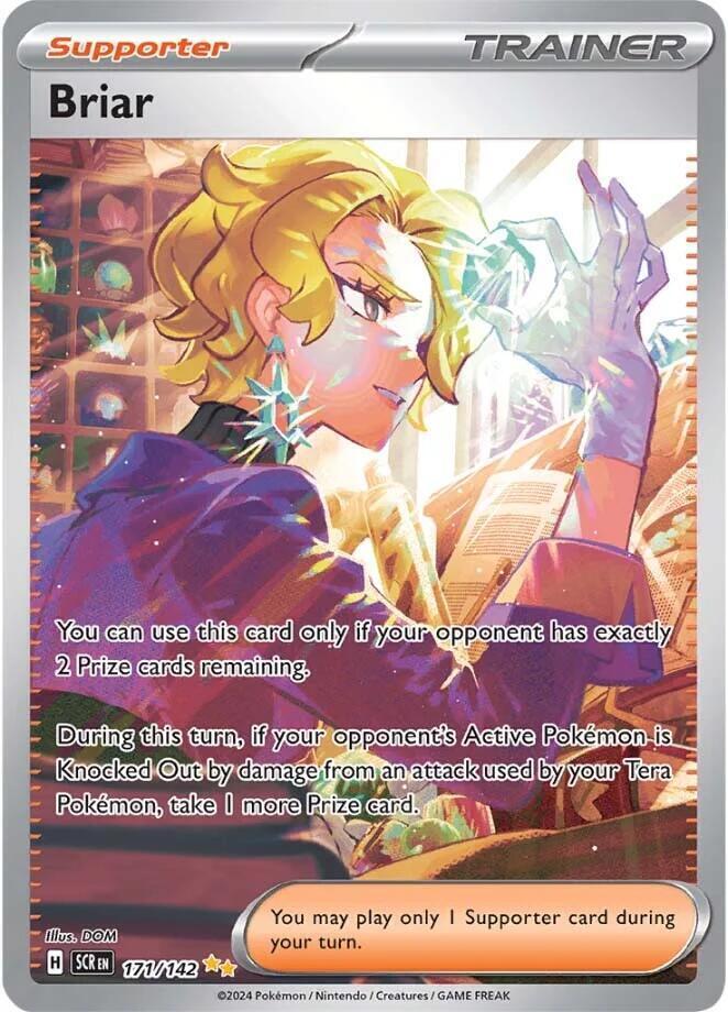 Briar 171/142 Sv07: Stellar Crown Holo NM Pokémon TCG