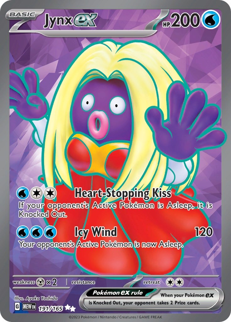 Jynx ex 191/165 Sv: Scarlet & Violet 151 Holo Near Mint (NM)