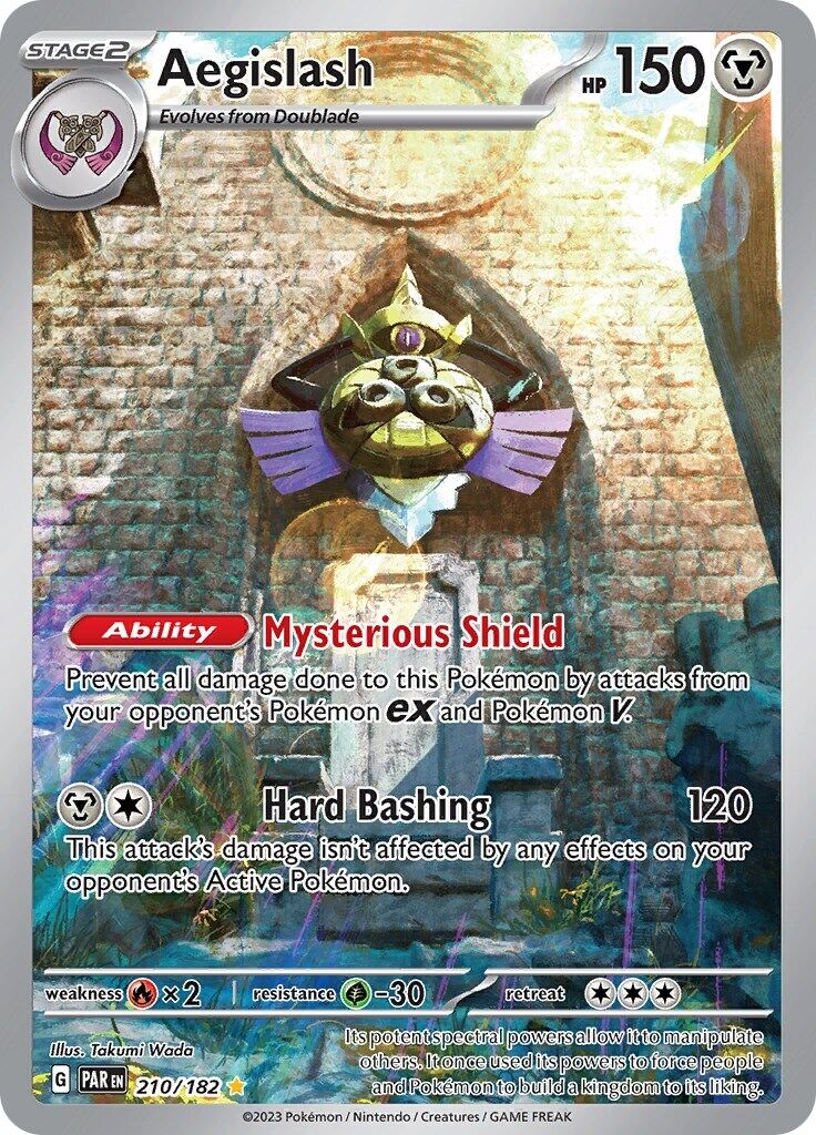 Aegislash 210/182 Sv04: Paradox Rift Holo Near Mint (NM)