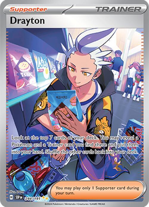 Drayton 244/191 Sv08: Surging Sparks Holo