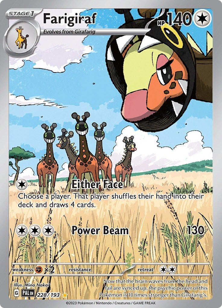 Farigiraf 228/193 Sv02: Paldea Evolved Holo NM