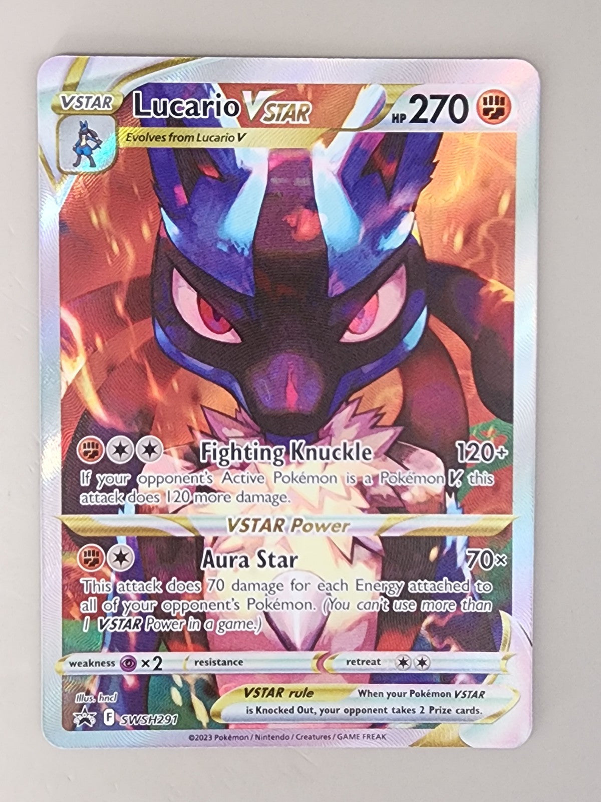 Lucario VSTAR SWSH291