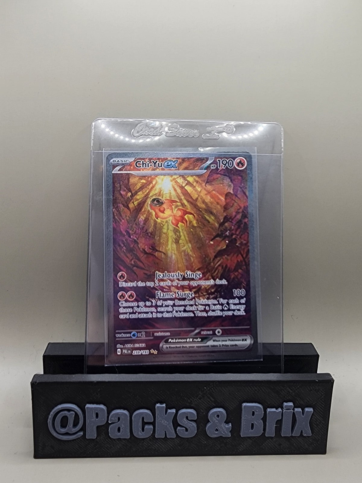 Chi-Yu ex 259/193 Sv02: Paldea Evolved Holo Pokemon Full Art LP