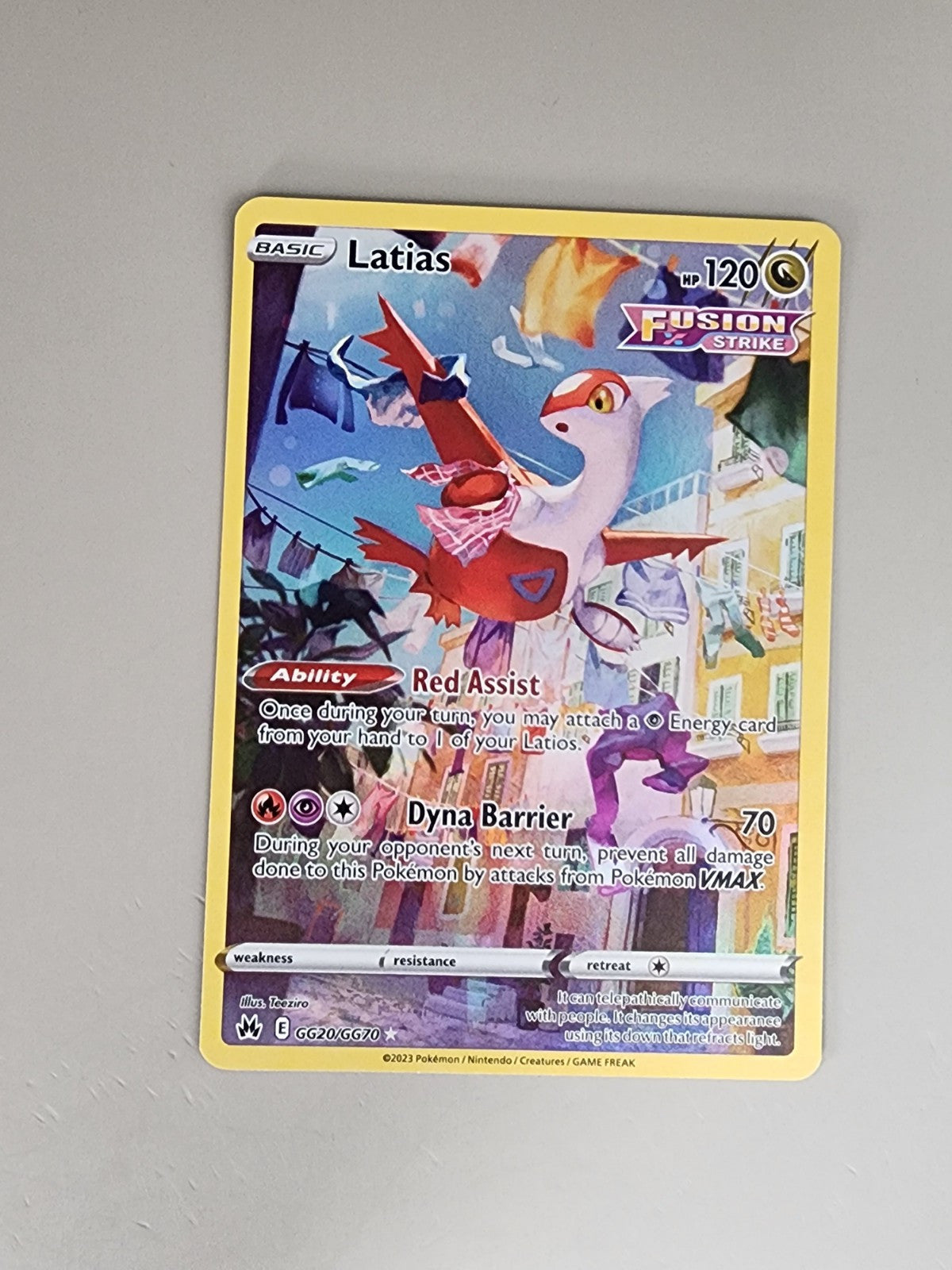 Latias GG20/GG70 Crown Zenith: Galarian Gallery Holo NM