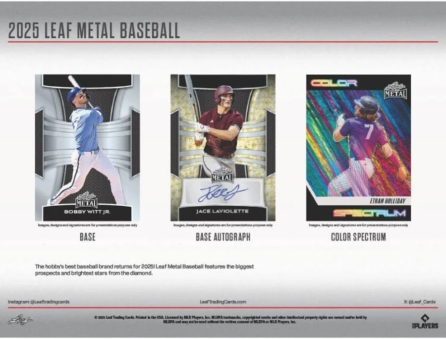 2025 Leaf Metal Baseball Box