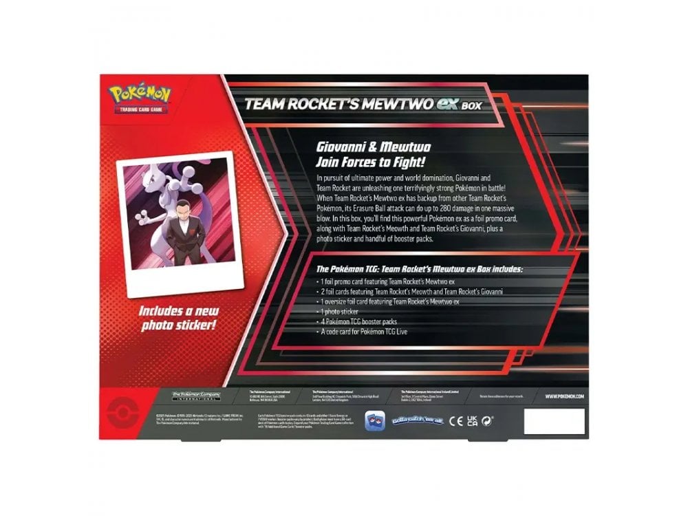 Team Rocket’s Mewtwo ex Box