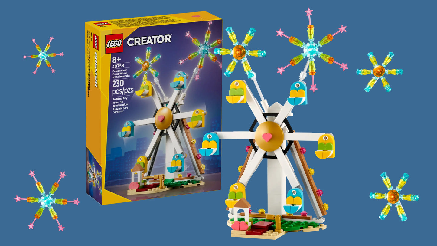 Celebration: Ferris Wheel with Fireworks 40758